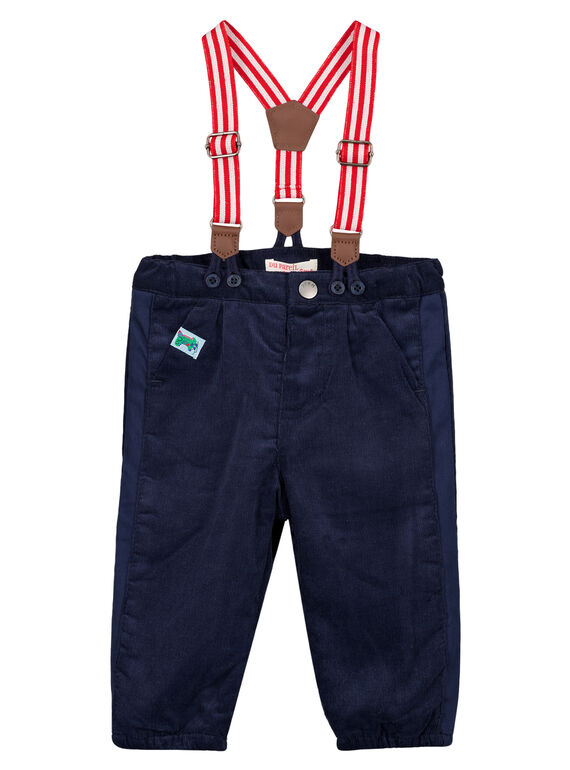Pantalón Azul marino Du Pareil Au Meme GUNOPAN1 / 19WG10V2PAN705