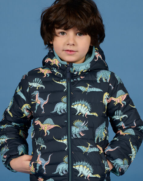 Cazadora acolchada reversible con estampado de dinosaurios para niño :  comprar online - Abrigos, cazadoras | DPAM