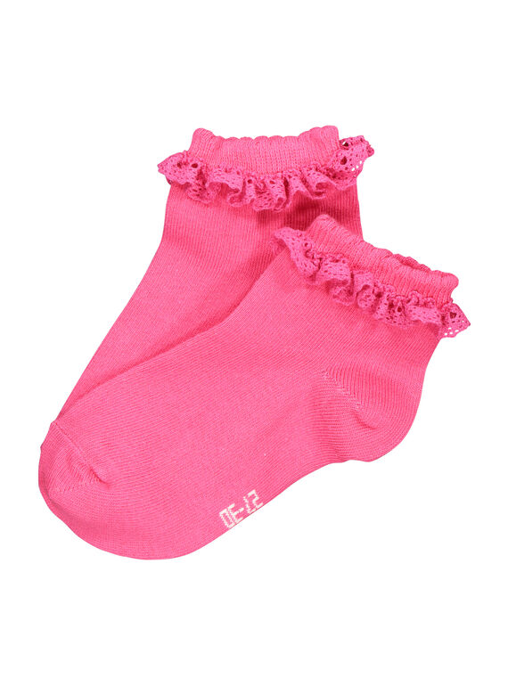 Calcetines cortos de color rosa para niña FYACACHO / 19SI01Y2SOQ302