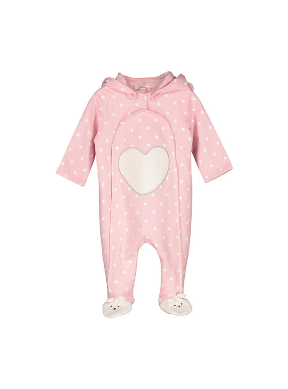 Sobrepijama con muletón para bebé niña FEFISURPYJ / 19SH1341SPY099