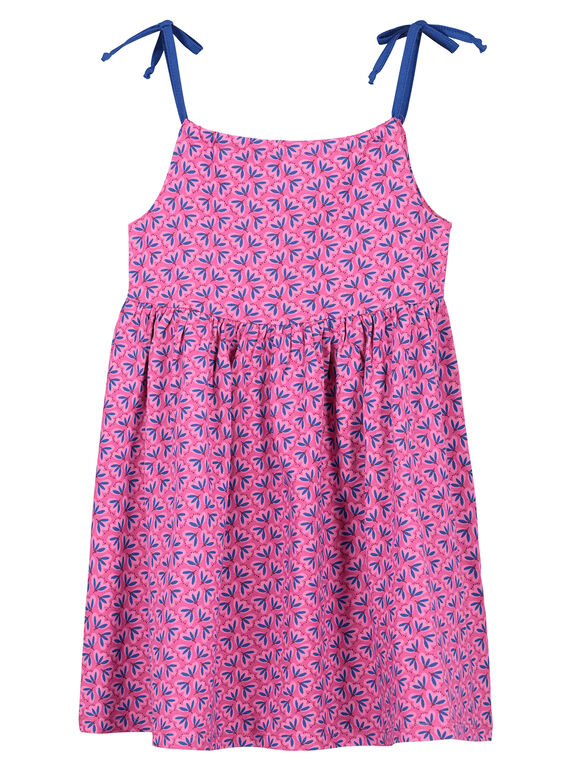 Vestido de tirantes para niña FAPLAROB1 / 19S901P1ROB712