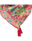 Girls' floral print scarf CYABUFOUL / 18SI01K1FOU099