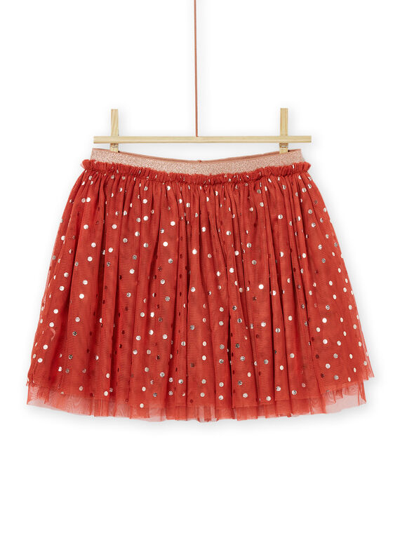 Falda de gasa con estampado de lunares PAPRAJUP2 / 22W901S1JUP410