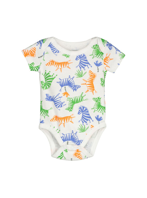 Body de manga corta para bebé niño FEGABODZEB / 19SH1452BDL099