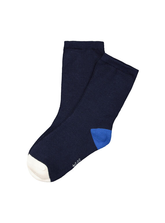 Calcetines tricolores para niño FYOJOCHO2B / 19SI0234SOQ070
