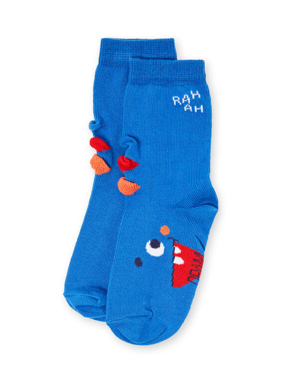 Calcetines de color azul para bebé niño LYUCANCHO2 / 21SI10M1SOQ217