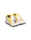 Botas gris jaspeado, gris y amarillo de rayas para bebé niño NUPANTZEBR / 22KK3822D0A943
