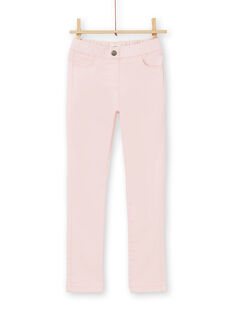 Jeggings de color rosa de garment dyed LAJOJEG3 / 21S90143D2B309