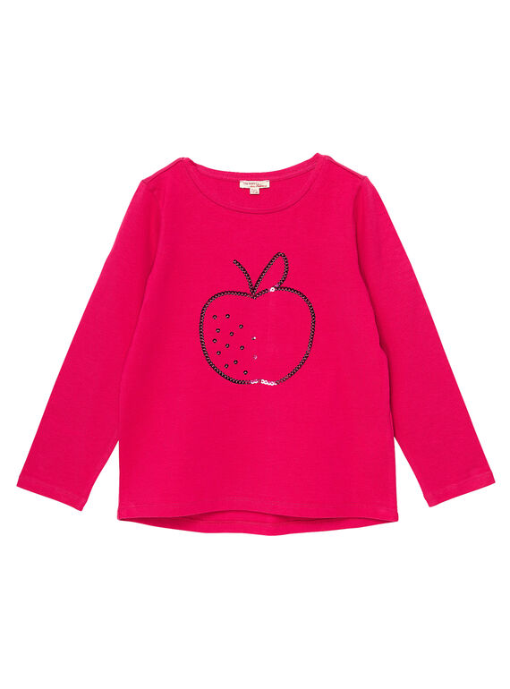 Camiseta de manga larga de color rosa JAJOTEE2 / 20S90145D32F507