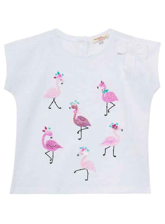 Camiseta de manga corta de color blanco JAPOETI1 / 20S901G2TMC000