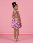 Vestido lavanda con estampado de flores RANEOROB1 / 23S901O4ROB326