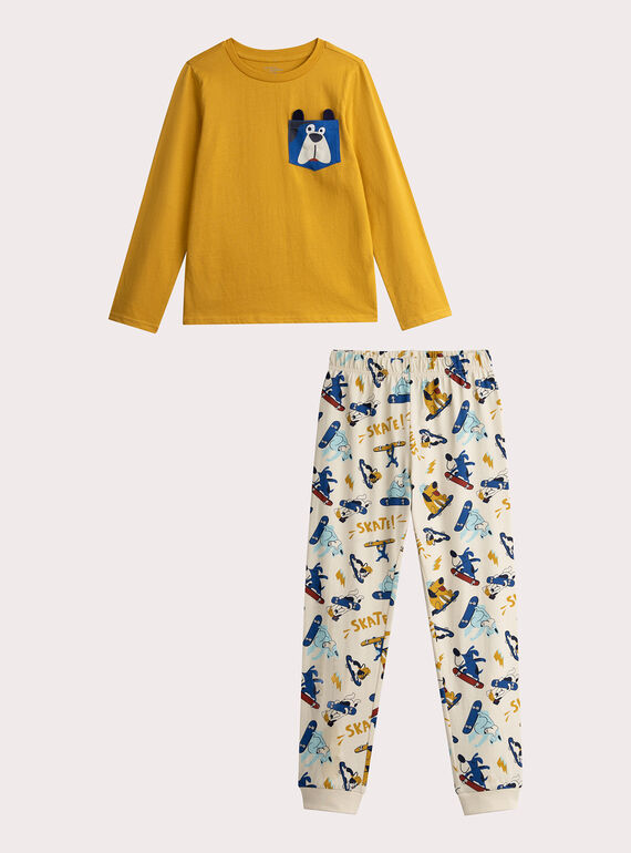 Pijama con motivo de perro para niño  VEGOPYJDOG / 24WH1274PYJ010