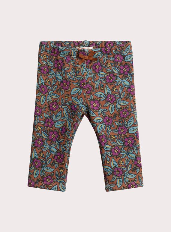 Pantalón con estampado floral para niña  VIBAPAN / 24WG09Q1PAN821