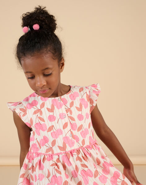 Vestido de twill con estampado de cerezas RADAYROB1 / 23S901M2ROB003