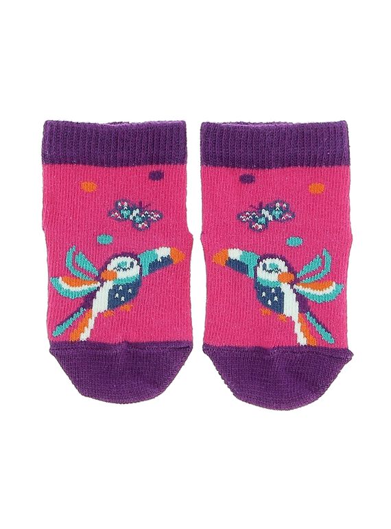 Baby girls' mid length socks CYIGAUCHO / 18SI09L3SOQ304