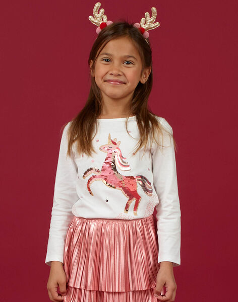 Camiseta de manga larga estampado de unicornio para niña : comprar online - Camisetas, Blusas, Camisetas de |