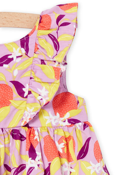 Vestido con estampado de flores RINEOROB1 / 23SG09O3ROB326