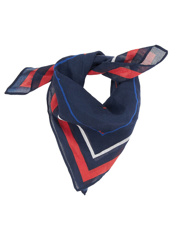  Pañuelo de color azul marino estampado para niño JYOWEBAN / 20SI0291FOU705