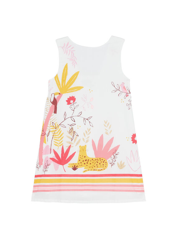 Vestido sin mangas con estampado vegetal y de animales JADUROB3 / 20S901O2ROB001