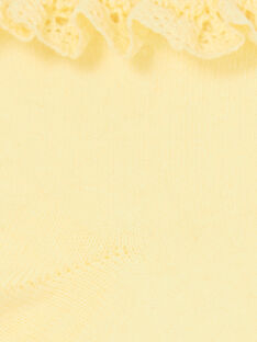 Calcetines amarillos para niña LYAJAUSOCK / 21SI01O1SOQ116