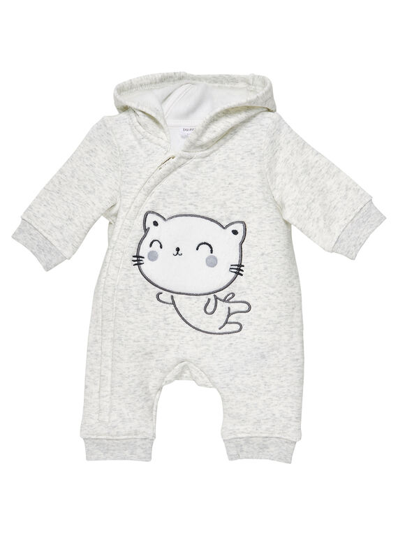 Peto de tacto suave en el interior con abertura delante unisex para recién nacido JOU1COM / 20SF05J1CBLJ906