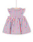 Vestido camisero de cuadros para bebé niña LICANROB3 / 21SG09M3ROB001