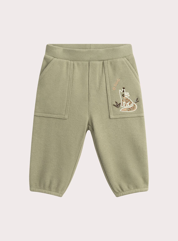 Pantalón caqui para bebé niño WULANPAN2 / 25SG1043PAN626