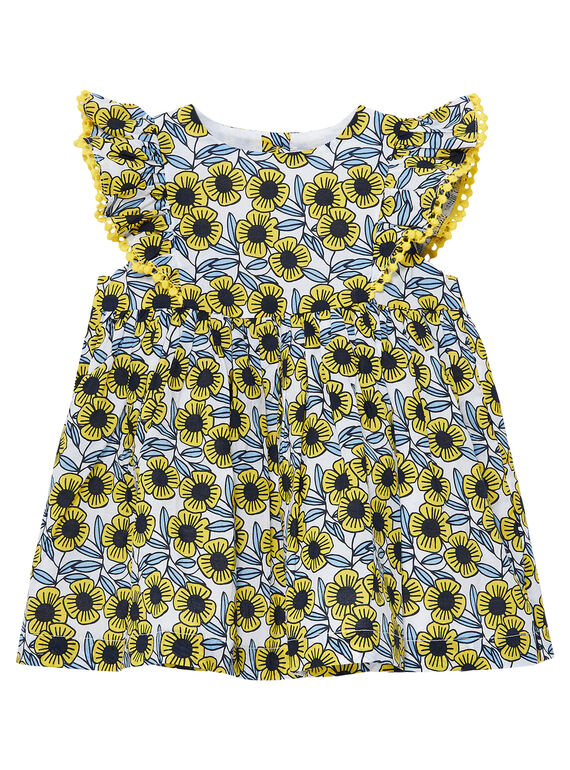 Vestido estampado para niña bebé JITROROB2 / 20SG09F3ROB000