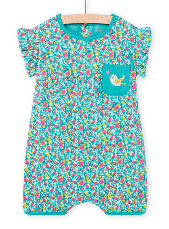 Mono turquesa para bebé niña NEFIGREAOP / 22SH13H3GRE202