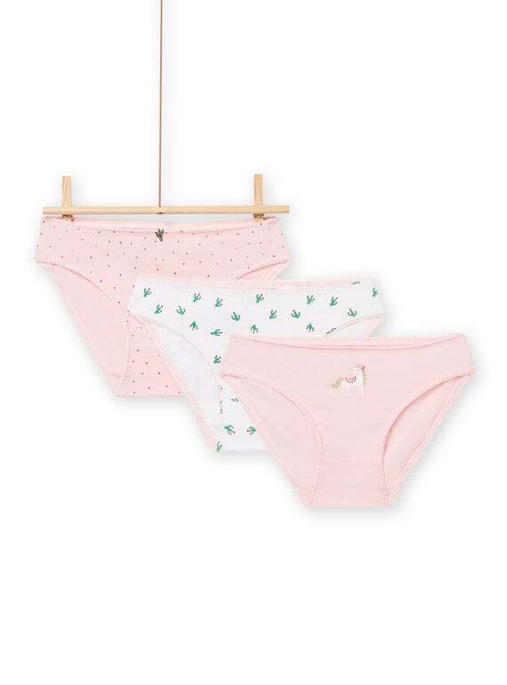 Pack de 3 braguitas con estampado de fantasía para niña NEFALOTLIC / 22SH11I6D5LD328