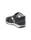 Sandalias de piel azul marino para bebé niño NUSANDILAN / 22KK3845D0E070