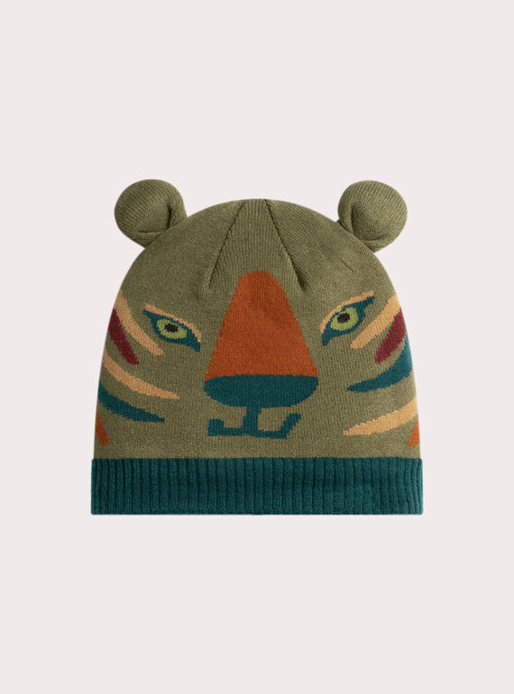 Sombrero verde de animación tigre para niño  VYOGROBON1 / 24WI02M1BON604