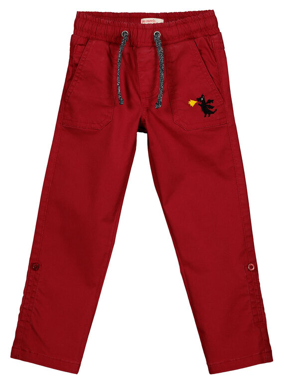 Pantalón Rojo remangable GOVEPAN / 19W90221PANF508
