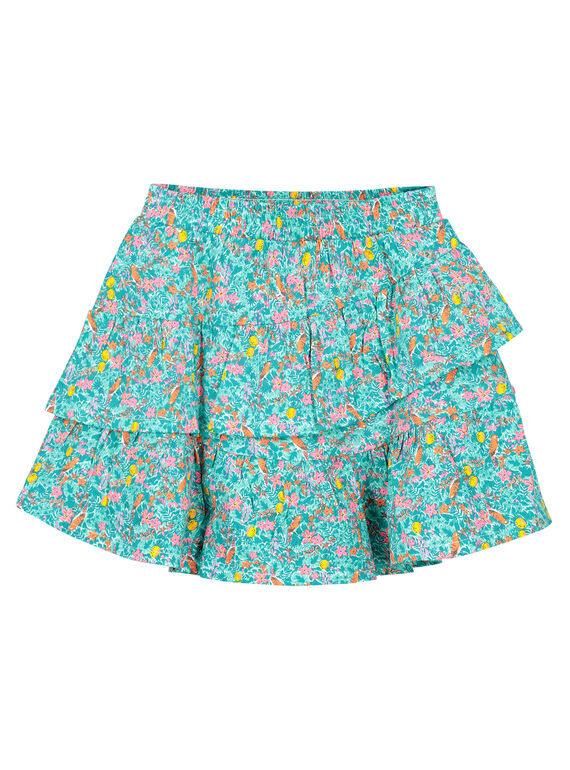 Falda avolantada para niña FACUJUP / 19S901N1JUP000