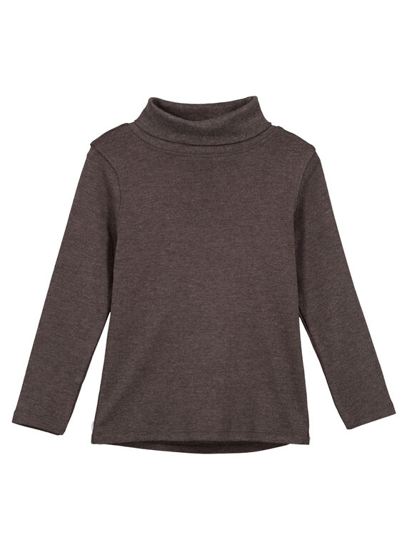 Jersey fino de canalé de color gris antracita GOESSOU4 / 19W902U1D3B944