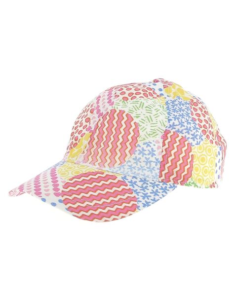 Girls' patchwork sun hat CYAMACAP / 18SI01U1CHA099