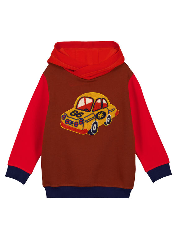 Sudadera con capucha tricolor GOSANSWE / 19W902C1SWE817