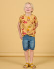 Camiseta marrón con estampado de león para niño NOFLATI3 / 22S902R5TMCI820