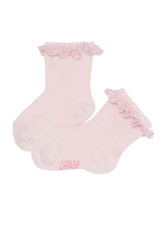 Calcetines de color rosa JYIJOCHODEN2 / 20SI0952SOQD310