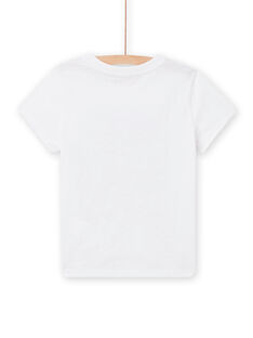 Camiseta blanca con estampado de koala para niño NOJOTI4 / 22S90273TMC000