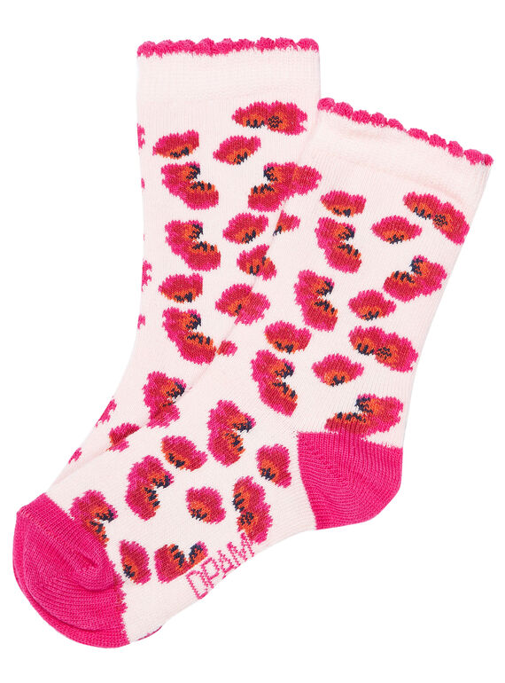 Calcetines de color rojo para bebé niña JYIVICHO / 20SI09D1SOQD327