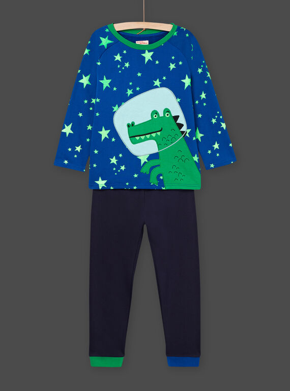 Pijama con estampado de cocodrilo y fosforescente REGOPYJSTARS / 23SH1255PYJ217