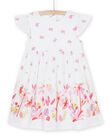 Vestido blanco con estampado de fantasía RANEOROB4 / 23S901O2ROB000