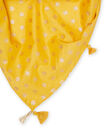 Fular amarillo con lunares irisados para niña NYABAFOUL / 22SI0111FOUB107