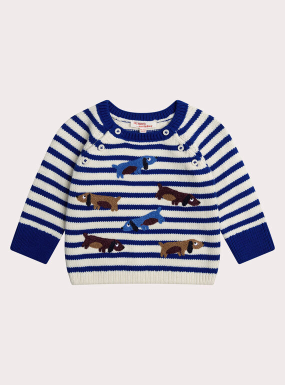 Jersey de rayas para bebé niño XUBLUPULL / 25WG10N1PULA002