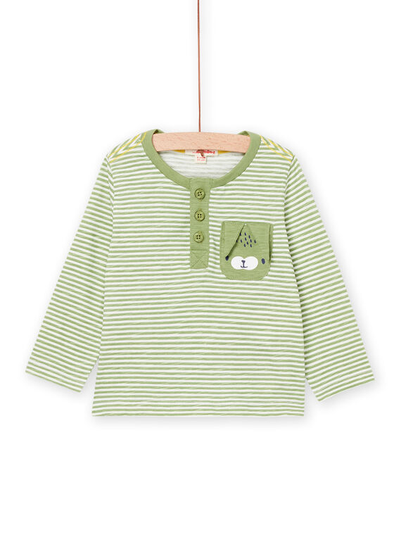 Camiseta tunecina bicolor de rayas PUJOTUN2 / 22WG10D1TML626
