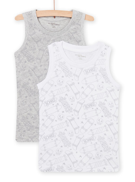 Pack de 2 camisetas de tirantes PEGODELSKA / 22WH1241HLI000