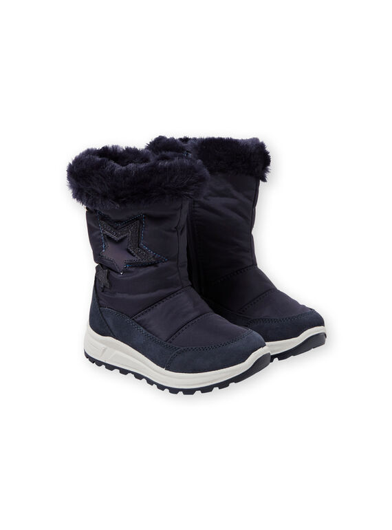 Botas de color azul marino para niña GFMONTSTAR / 19WK35W1D3M070