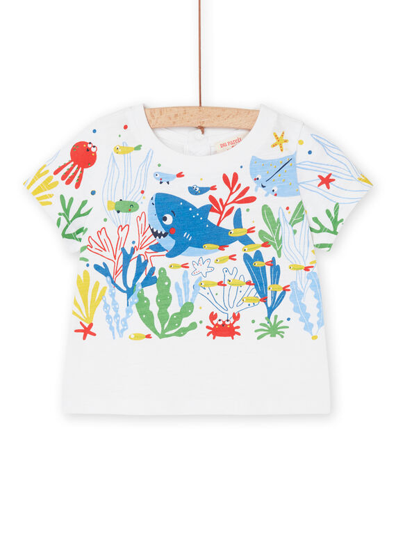 Camiseta blanca con estampado de animal RUPOPTI3 / 23SG10X3TMC000
