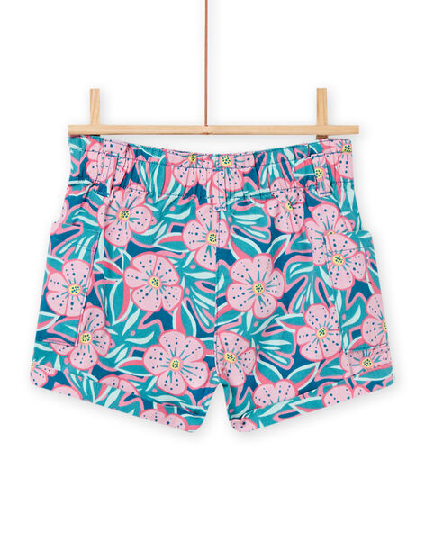 Short azul y rosa para niña NAFICSHORT1 / 22S901U3SHO715